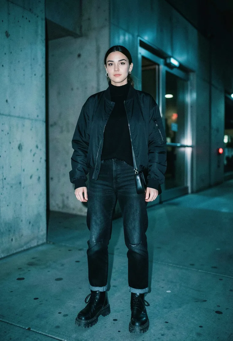 a 32-year-old nonbinary Turkish-German techno head with sharp cheekbones and a calm, laser-focused energy