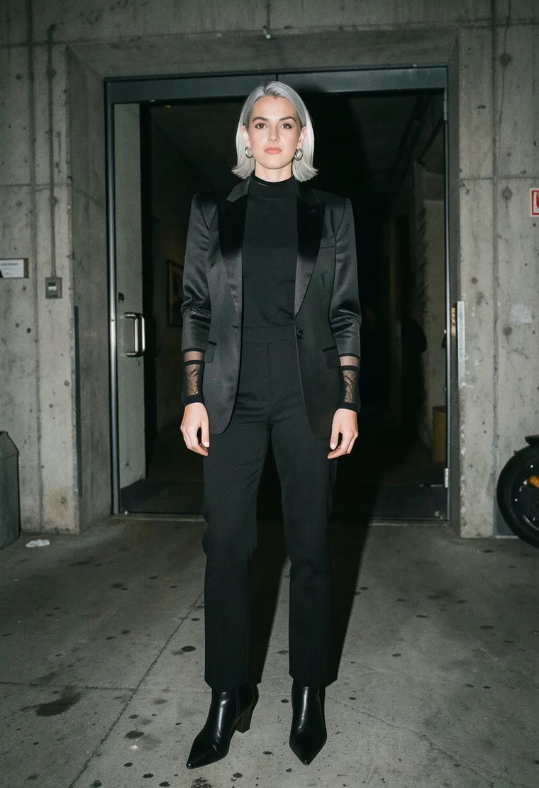 35-year-old, non-binary, Spanish, fashion-forward tech enthusiast with a flair for the dramatic.