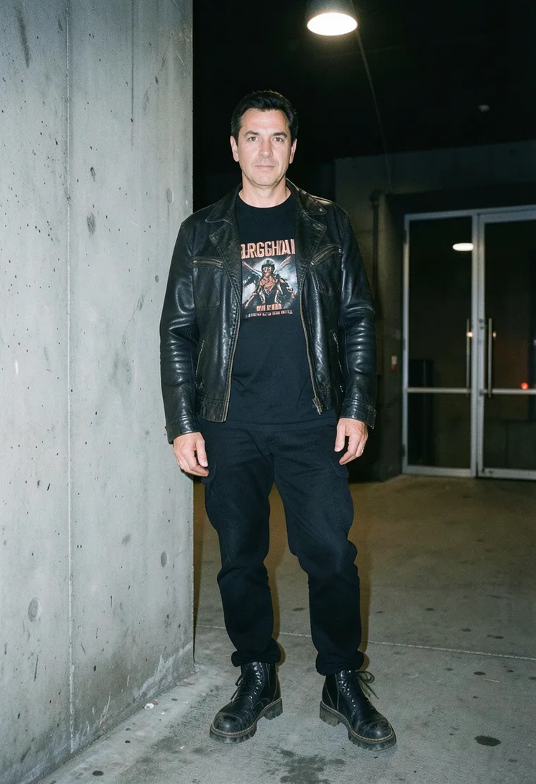 A 42-year-old East Berlin queer DJ, sharp intelligence, zero tolerance for bullshit, with the subtle swagger of someone who was here before the hype.