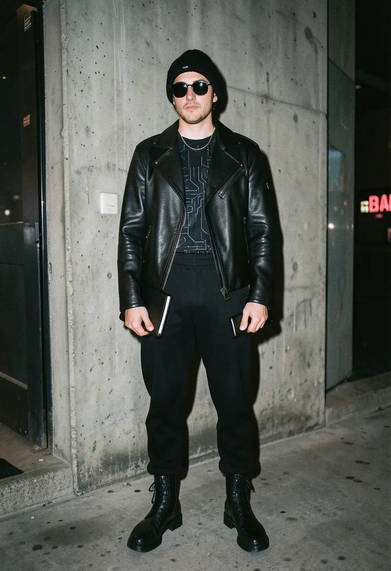 33-year-old non-binary Berliner with an indie fashion sense and a subtle techno edge