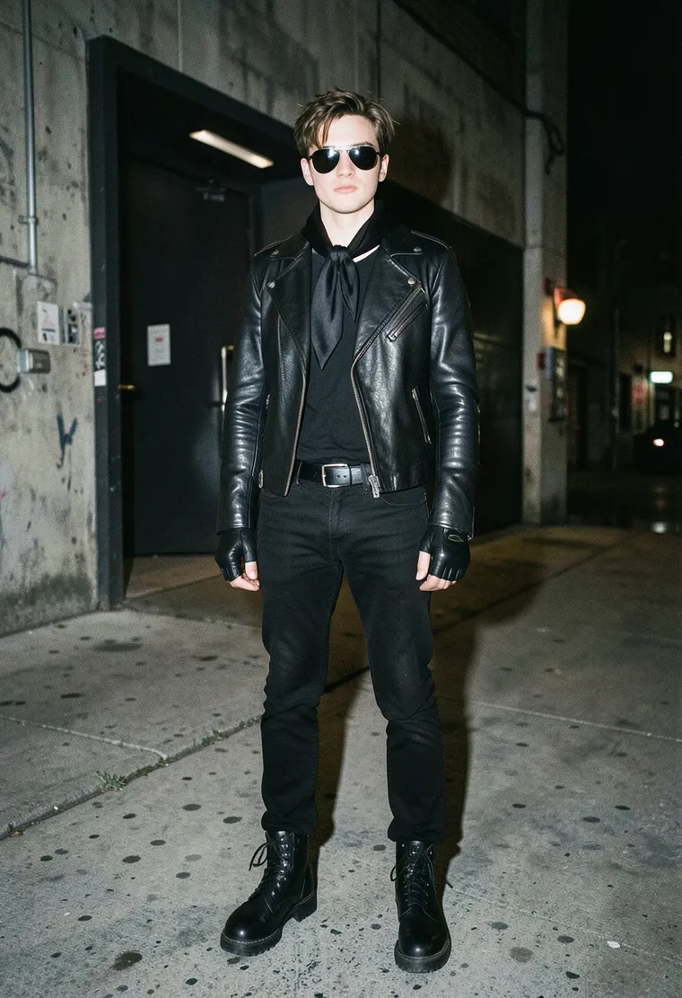 A 32-year-old queer, non-binary Berlin techno head with a background in fashion and a knack for looking effortlessly cool