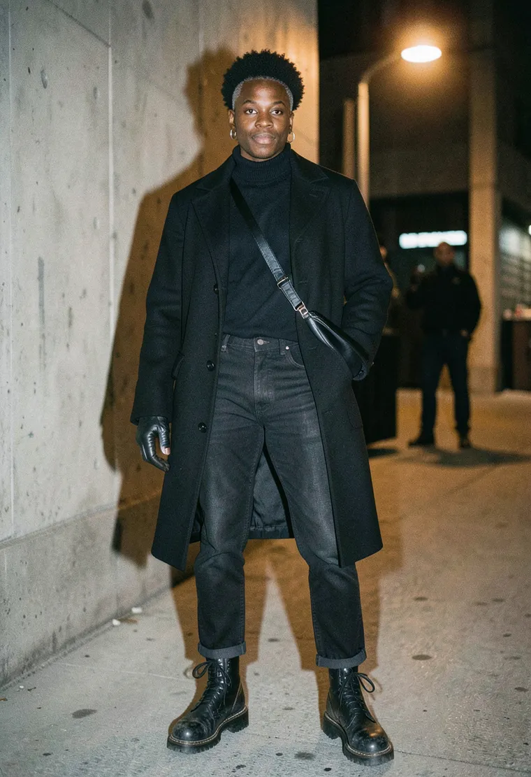38-year-old nonbinary Black techno purist from Neukölln with 15 years of Tresor Sundays under their belt—quiet, unshakable, smells faintly of leather and clove cigarettes