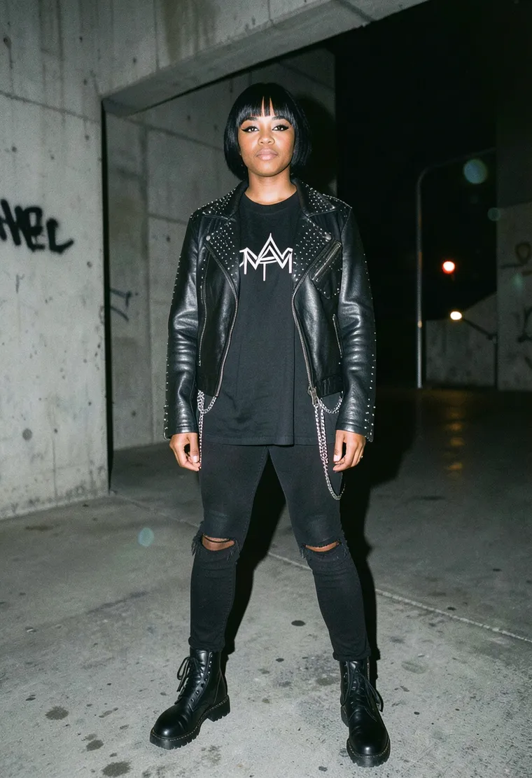29-year-old queer non-binary person of color with a calm, cool techno-headed energy