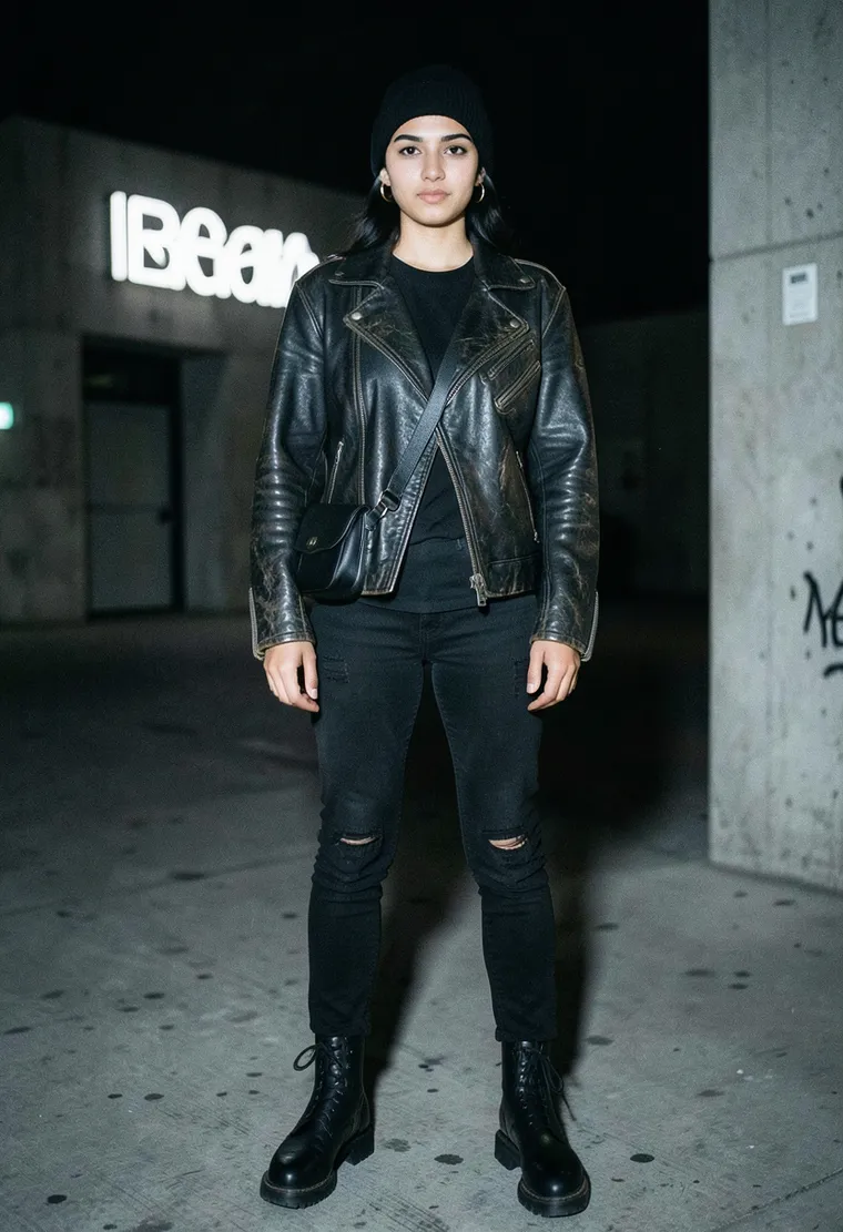 29-year-old queer non-binary person of South Asian descent with an effortlessly cool vibe