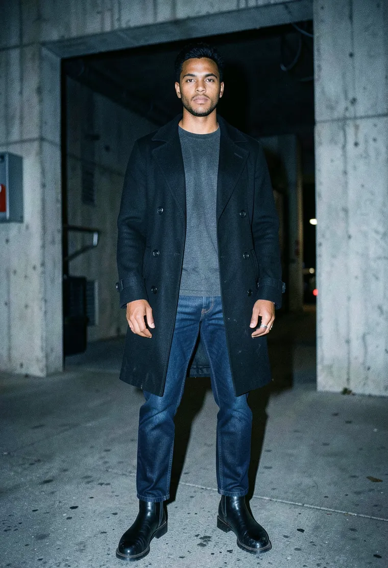 32-year-old non-binary Berliner of mixed Caribbean-German descent, quiet intensity, moves like they've spent all week in the studio not the club