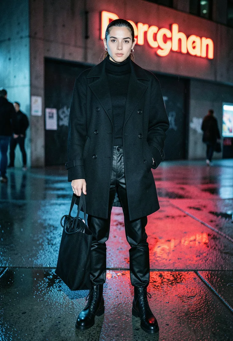 34-year-old non-binary Berliner of Kurdish descent, quiet intensity, moves like a shadow through the club scene, carries the weight of 15 years of techno devotion