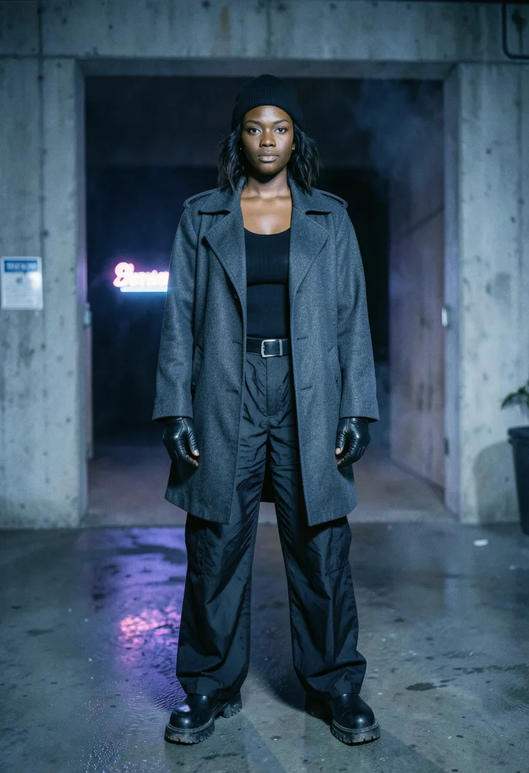 35-year-old queer Black woman, Berlin native since 2005, moves with quiet authority like she owns the underground, zero f*cks given